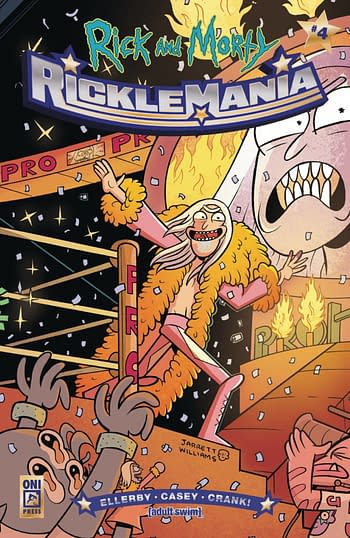 Cover image for RICK AND MORTY RICKLEMANIA #4 CVR C 10 COPY INTERLOCKING