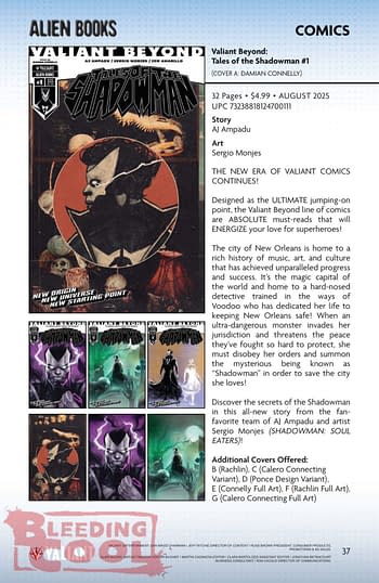 IDW August Full 2025 Solicits - Event Horizon, Valiant, Shredder, TMNT Journeys