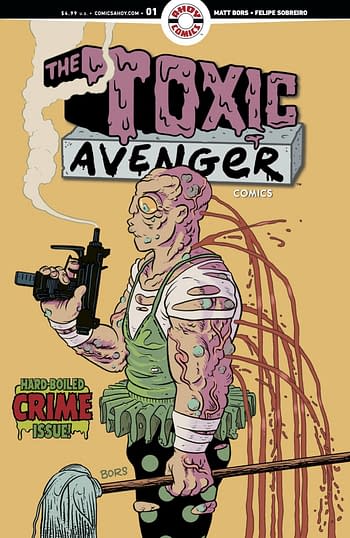 Cover image for TOXIC AVENGER COMICS #2 CVR B 3 COPY INCV BORS (MR)