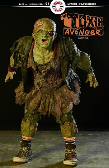 Cover image for TOXIC AVENGER COMICS #2 CVR C 5 COPY INCV MOVIE TIE IN (MR)