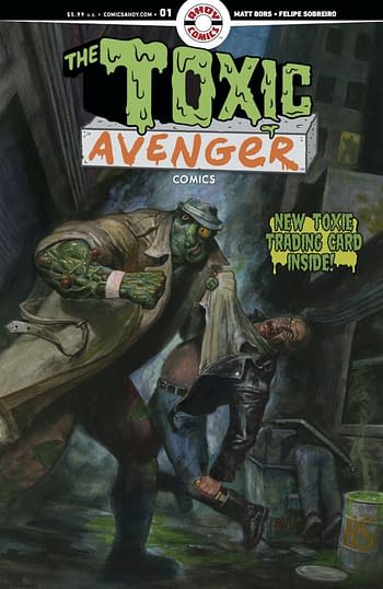 Cover image for TOXIC AVENGER COMICS #2 CVR D HARPER BAGGED W TC CARD (MR)