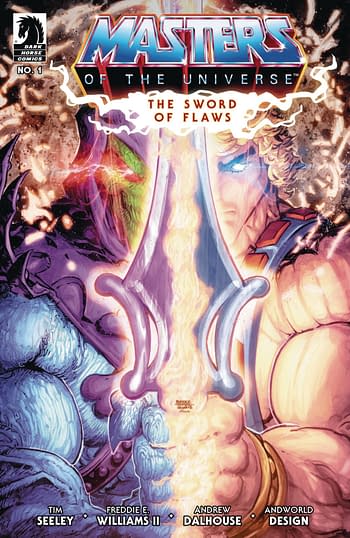 Cover image for HE MAN SWORD OF FLAWS #1 CVR A WILLIAMS