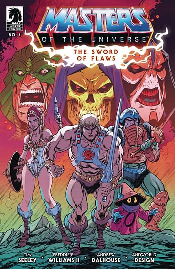 Cover image for HE MAN SWORD OF FLAWS #1 CVR B SEELEY