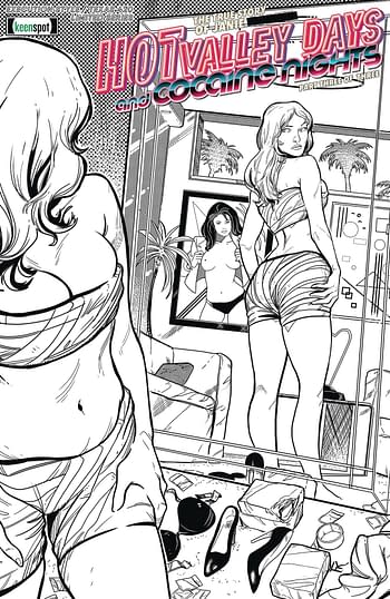 Cover image for HOT VALLEY DAYS #3 (OF 3) CVR B COLORING BOOK COVER (MR)
