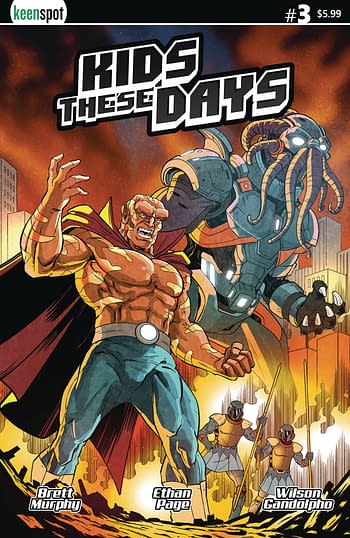 Cover image for KIDS THESE DAYS #3 CVR A GANDOLPHO WHEN ALIENS ATTACK (MR)