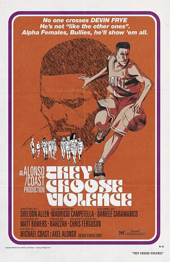 Cover image for THEY CHOOSE VIOLENCE #4 (OF 5) CVR B FERGUSON HOMAGE (MR)