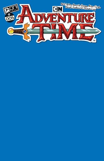 Cover image for ADVENTURE TIME (2025) #5 CVR C ICE KING BLUE SKETCH
