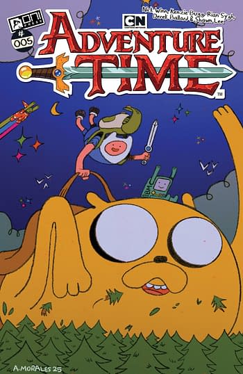 Cover image for ADVENTURE TIME (2025) #5 CVR E 20 COPY INCV MORALES