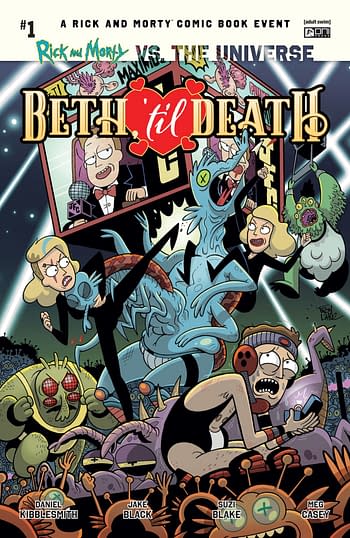 Cover image for RICK AND MORTY VS THE UNIVERSE BETH TIL DEATH #1 CVR B (MR)