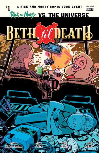 Cover image for RICK AND MORTY VS THE UNIVERSE BETH TIL DEATH #1 20 COPY (MR
