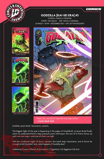 IDW November 2025 Full Solicits