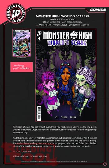 IDW November 2025 Full Solicits