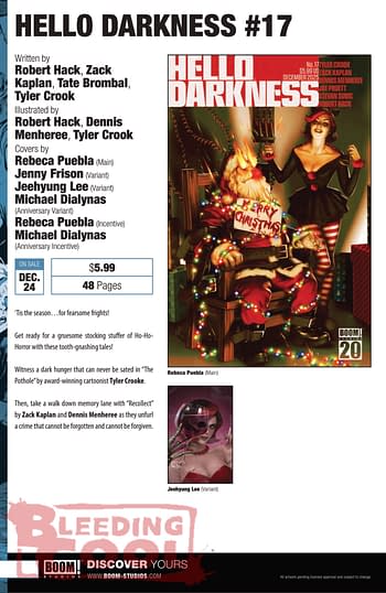 Boom Studios December 2025 Solicits