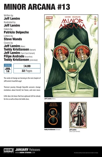 Boom Studios January 2026 Full Solicits And Solicitations