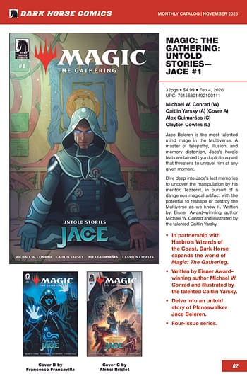 Dark Horse February 2026 Full Solicits And Solicitations