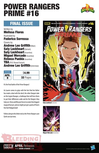 Boom Studios April 2026 Full Solicits