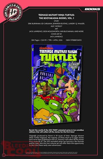 IDW April 2026 Full Solicits