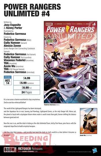 Boom Studios Official Full October 2026 Solicits,With Cassie #1