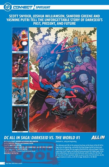 Official: DC Comic Full October 2026 Solicits And Solicitations