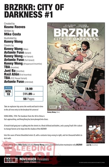 Exclusive: Boom Studios November 2026 Solicits