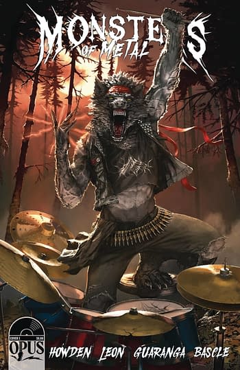 Cover image for MONSTERS OF METAL ONE SHOT CVR D WEREWOLF