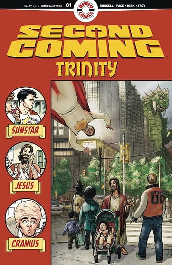 Cover image for SECOND COMING TRINITY #1 (OF 6) CVR A PACE (MR)