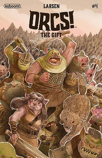 Cover image for ORCS THE GIFT #4 (OF 4) CVR A LARSEN