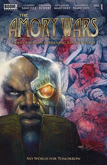 Cover image for AMORY WARS NO WORLD FOR TMRRW #1 (OF 12) CVR B WAYSHAK (MR)