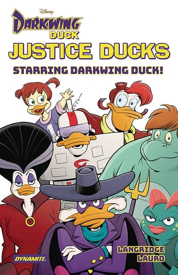 Cover image for JUSTICE DUCKS STARRING DARKWING DUCK HC