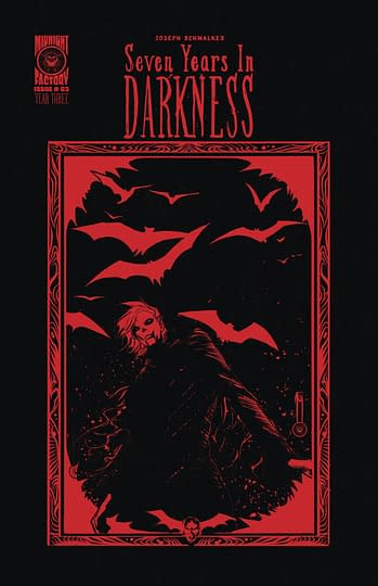 Cover image for SEVEN YEARS IN DARKNESS YEAR THREE #3 CVR B SCHMALKE WRAPARO
