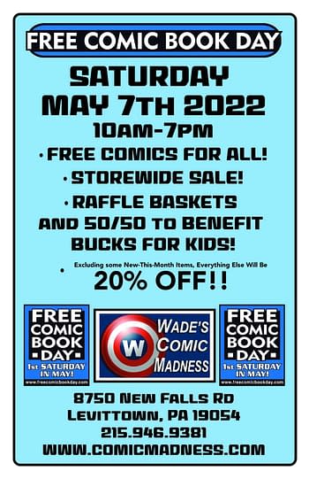 52 Comic Stores' Plans For Free Comic Book Day, Tomorrow