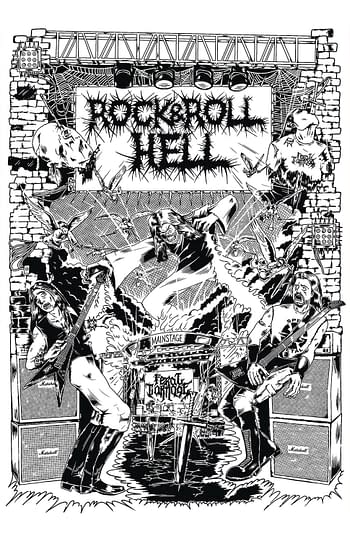 Cover image for ROCK & ROLL HELL #1 (OF 1) CVR C DEATH (MR)