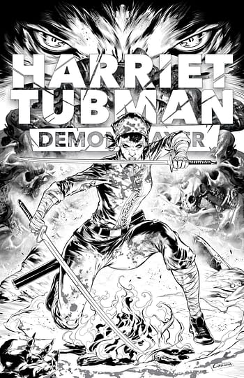 Cover image for HARRIET TUBMAN DEMON SLAYER #3 CVR D 10 COPY INCV BLOODY (MR