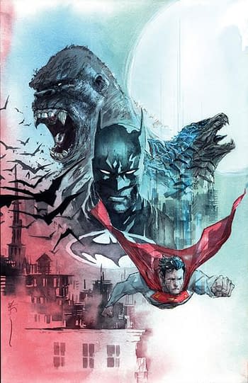 Sneak Peek At Superman Hitting Godzilla In New DC Comic