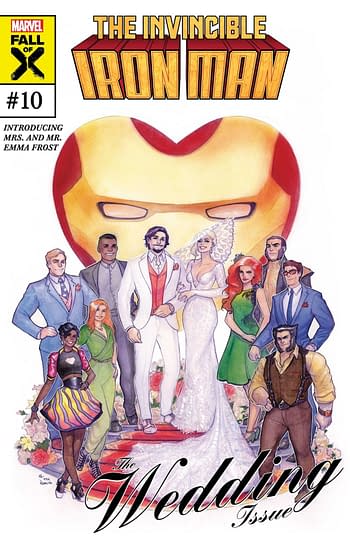 The Wedding Of Emma Frost And Tony Stark Is Not How It Was Pictured