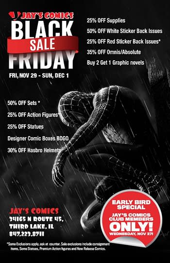 Black Friday Comic Shops
