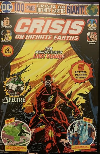 The Walmart Report, DC Giants for January: The Weird Arrival Of Crisis on Infinite Earths Giant #2