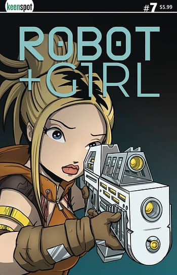 Cover image for ROBOT + GIRL #7 CVR A MIKE WHITE