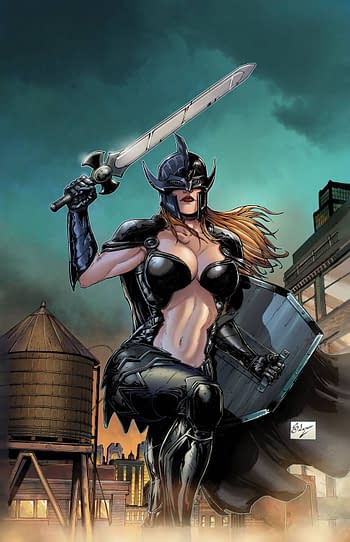 Cover image for ROBYN HOOD INFINITE WAR CVR D EDGAR SALAZAR