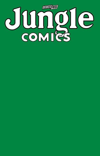 Cover image for JUNGLE COMICS SKETCHBOOK JUNGLE GREEN EDITION
