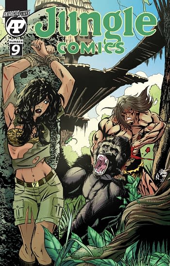 Cover image for JUNGLE COMICS #9