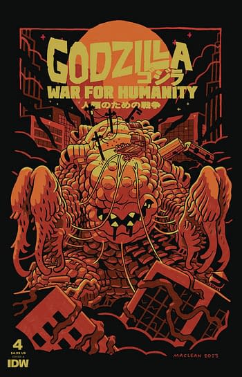 Cover image for GODZILLA WAR FOR HUMANITY #4 CVR A MACLEAN (RES)