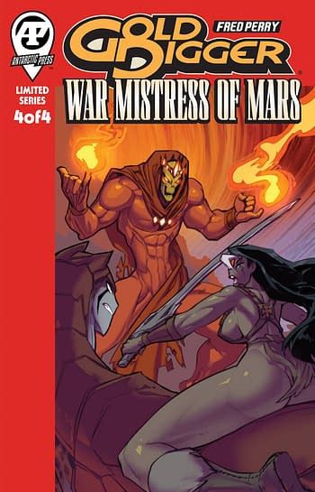Cover image for GOLD DIGGER WAR MISTRESS OF MARS #4 (OF 4) (MR)