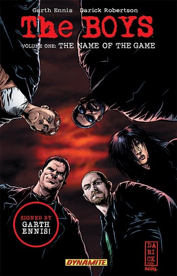 Dynamite Offering Entire 'The Boys' Trade Collection Signed by Garth Ennis