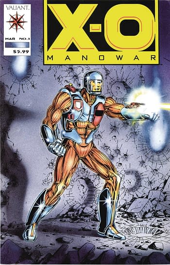 Cover image for X-O MANOWAR #1 (1992) FACSIMILE ED