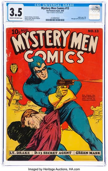 Mystery Men Comics #13 (Fox, 1940)