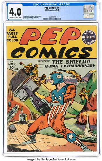 Pep Comics #6 (MLJ, 1940)