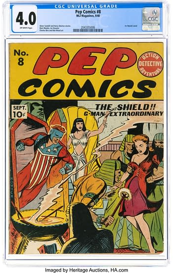 Pep Comics #8 (MLJ, 1940)