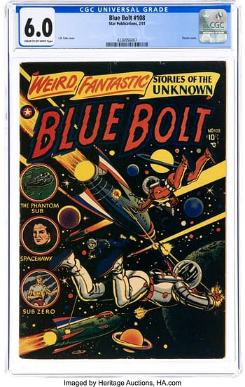 Blue Bolt #108 (Star Publications, 1951)