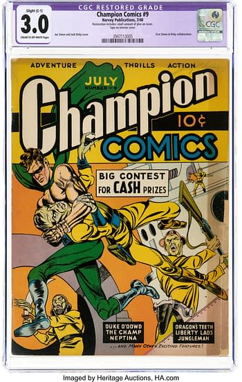 Champion Comics #9 (Harvey, 1940)